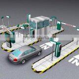 One Entrance and One Exit Intelligent Barcode&RFID Car Parking System With Affordable Price