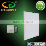 White Color AL Frame 595*595*9MM 90LM/W 24V DC Meanwell Driver Brightness Dimmable LED Panel 600x600 48W thumbnail-1