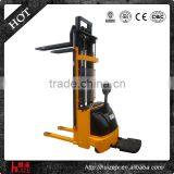 1.6m Quick Lift 1.5ton Electric Powered Pallet Stacker for Sale thumbnail-1