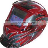 Painted Automatic Welding Helmet With Red Color thumbnail-1