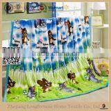 China Suppliers Quilt Rebel Wholesale Plush Cartoon Design Soft Warm Coral Fleece Organic Animal Print Fleece Blanket