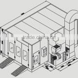 CE High Quality Low Price Spray Booth GS-100 thumbnail-3