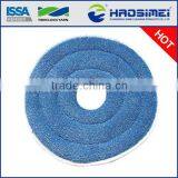 Industrial professional microfiber round mop pad for waxing