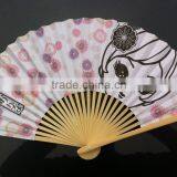 custom chinese bamboo hand fan wedding fan