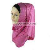 Large Scarf Ruffle Hijab Cotton Muslim Hijab Scarf thumbnail-2