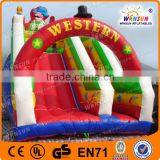 Approved EU Safety Standard Inflatable Western Cowboy Slide