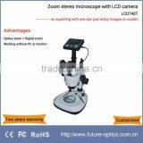 2.0MP 3 in 1 LCD7045T Digital Stereo Microscope With Digital Camera