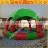 Sun Roof Inflatable Pool /Inflatable Tent Pool / PVC Water Pool With Tent/canopy Cover
