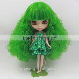 Hot Sales Shag Afro Curly Bright Green Neo Blythe Doll Wigs thumbnail-3
