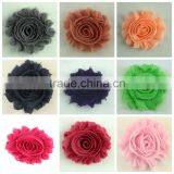 Fashion 2.5" Chiffon Shabby Trim Chic Shabby Flower Trim thumbnail-3