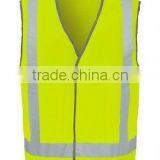 Good Quality Police Reflective Polyester Safety Vest With Pockets and Zip