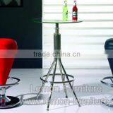 Low Price Promotional Rechargeable Led Bar Table and Chairs thumbnail-1
