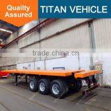 20 Feet Trailer Platform Truck Trailer Used Container Truck Semi Trailer for Sale thumbnail-5