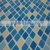 swimming pool liner with mosaic
