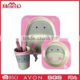 Children Food Grade High Quality Bamboo Fiber Dinner Sets thumbnail-1