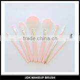 Pink 10pcs Makeup Brush Set Private Label Custom Logo Makeup Brushes thumbnail-3