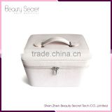 White makeup bags for teenagers,small beauty case cosmetic