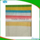 pp woven food/seed/feed/fertilizer bags with blue/red/yellow/green stripes