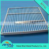 white epoxy coated wire shelf for refrigerator