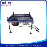 Fishing Tackle Carriers Platform With Single Wheel With Adjustable Leg thumbnail-1