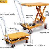 Economical Portable Mobile Foot Lifting Scissor Aerial Lift Table thumbnail-4