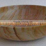 TEAKWOOD BLACK ZEBRA MARBLE BOWLS thumbnail-2