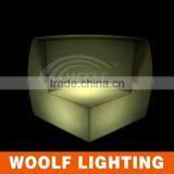 Leisure Nightclub Illuminated Plastic LED Sofa Corner
