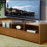 Brown Dinish With Double Drawers Utility Wooden Television Furniture thumbnail-1