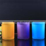 Latest Hot Selling Exporting Carton Manufacturer Colored Candle Jars Glass thumbnail-2