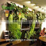SJLJ013569 Artificial Vertical Green Walll Indoor Decorative Artificial Grass Wall thumbnail-1