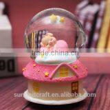Resin Pig Snowflake Snow Globe Wholesale Birthday Gift for Kids thumbnail-6