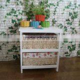 Hot Sale Modern Style White Wooden Cabinet With 2 Drawer thumbnail-5