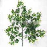 2016 Wholesale Artificial Leaves Golden Banyan Artificial Leaves for Decoration Artificial Big Green Leaves thumbnail-2