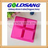 4 Square Silicone Handmake Soap Mold &cake Mold thumbnail-3