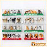 Polyresin Fridge Magnet Cute Pet Animal Dog and Cat Shaped 3D Mini Set thumbnail-1