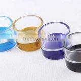Colorful Round Glass Candle Holder thumbnail-3