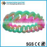2015 Wholesale Fashion Twist Braided Silicone Bracelet ,wristband China thumbnail-2