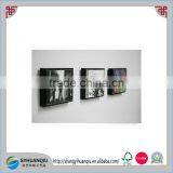 Music CD Display Wooden Frame 1piece Black Color Home Decor Wall Mount Table Top thumbnail-1