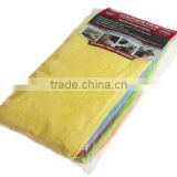 AV-018101 Microfiber car cleaning cloth 5pcs set assorted color terry cloth, 250g/sqm for windows mirrors glass super soft