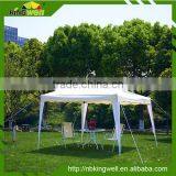 10X10FT Folding White Metal Gazebo Canopy Tent thumbnail-2