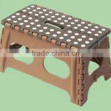 High Quality Plastic Folding Step Stool With Beautiful Painting thumbnail-2
