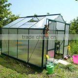 Hot Sale Aluminum Greenhouse With Double Doors Two Roof Windows thumbnail-1