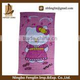 Top Rated Cartoon Hello Cat Printed Cotton Beach Towel