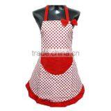 New Cute BowKnot Kitchen Restaurant Cooking Aprons With Pocket for Women thumbnail-1