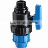 PP COMPRESSION MALE BALL VALVE thumbnail-1