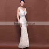 Small Quatity Ladies High Quality Fashion Sleeveless Evening Dress With Beaded thumbnail-4