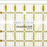 Kearing Pro 12*6 Inches Acrylic Fabric Patchwork Quilting Ruler With Grid Scale Angle for Sewing Dressmaking#KPR1206 thumbnail-2