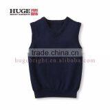 V-Neck 100% Cotton Sleevesless Latest Knitting Sweater Designs For Boys thumbnail-1