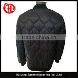 Custom Fashion Men Quilted Bomber Jacket With Padding thumbnail-4