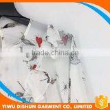 Best Price Latest Design Fancy Saree Flower Print Chiffon Blouse thumbnail-4